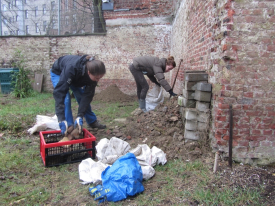 moestuin - verdere opstart - jaar 1